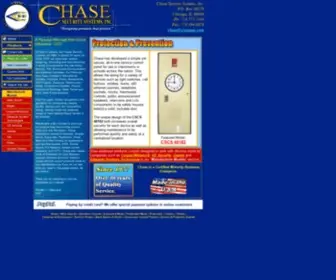 Chasesec.com(Chase Security Systems) Screenshot