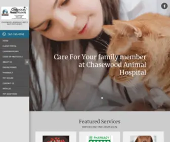 Chasewoodanimalhospital.com(Chasewood Animal Hospital) Screenshot