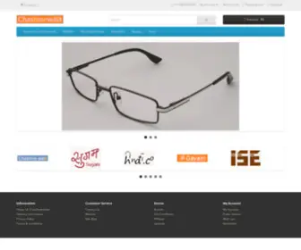 Chashmewala.com(Site for selling Spectacles) Screenshot