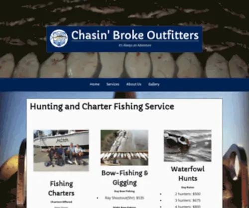 Chasinbroke.com(Chasin' Broke Outfitters) Screenshot