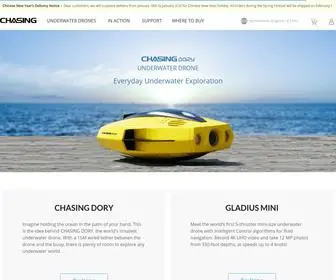 Chasing.com(The World's Most Innovative Underwater Drones) Screenshot