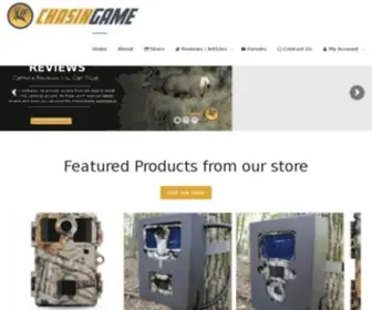 Chasingame.com(Your source for Scouting Cameras and Information) Screenshot