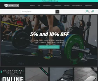 Chasingbetterwodsupplies.com.au(Gym Equipment & Fit Outs) Screenshot