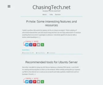 Chasingtech.net(Random Tech & Geek Stuff) Screenshot