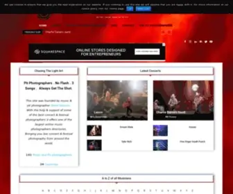 Chasingthelightart.com(Music and pit photographer magazine) Screenshot