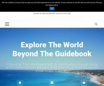 Chasingtheunexpected.com(Best Travel Guides and Tips) Screenshot