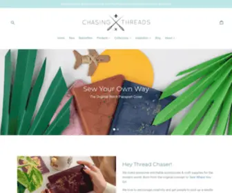 Chasingthreads.com(Leather & vegan leather cross) Screenshot