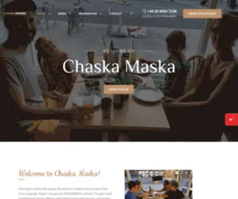 Chaskamaska.uk(Chaska Maska Restaurant) Screenshot