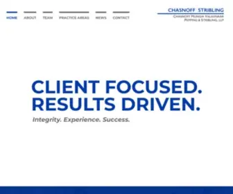 Chasnoffstribling.com(Chasnoff Mungia Valkenaar Pepping & Stribling) Screenshot