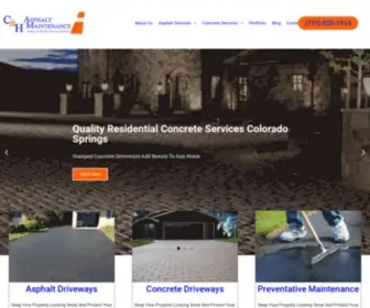 Chasphaltmr.com(C & H Asphalt Maintenance) Screenshot