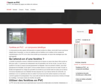 ChassisenpVC.be(Châssis PVC) Screenshot