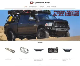 Chassisunlimited.com(Chassis Unlimited Manufacturing) Screenshot