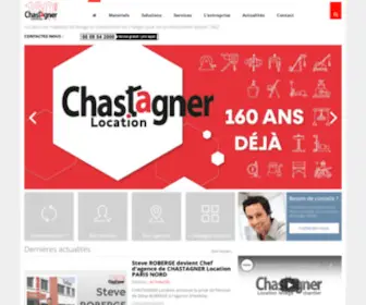 Chastagner.fr(Location de matériels de levage pour les professionnels) Screenshot