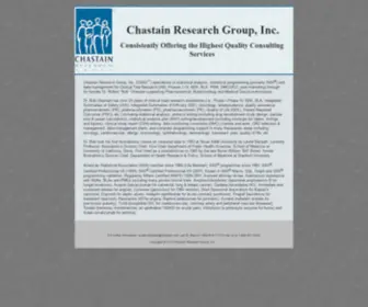 Chastain.com(Chastain Research Group) Screenshot