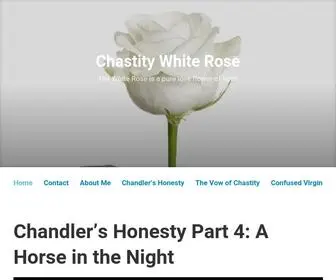 Chastitywhiterose.com(The White Rose) Screenshot