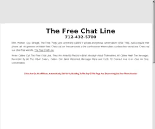 Chat-Line.net(Chat Line) Screenshot