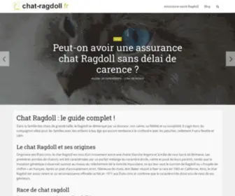 Chat-Ragdoll.fr(Chat Ragdoll) Screenshot