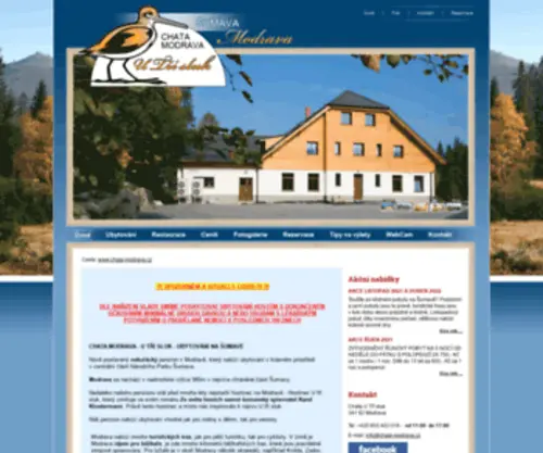 Chata-Modrava.cz(Chata Modrava) Screenshot