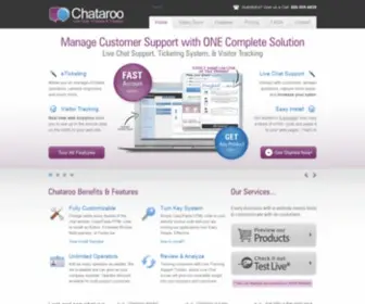 Chataroo.com(Live Support Software) Screenshot