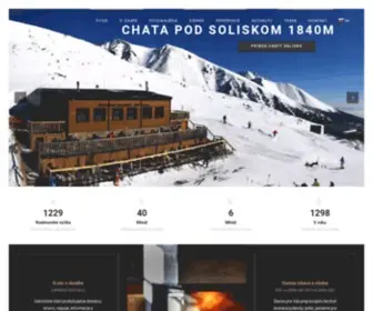 Chatasolisko.sk(Chata Solisko) Screenshot