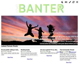 Chatbanter.com(Community Forums) Screenshot