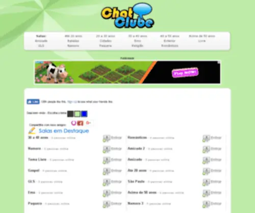 Chatbatepapo.com.br(Chat Clube Bate Papo) Screenshot