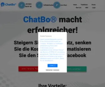 Chatbo.de(Wir entwickeln hochprofitable Chatbots f) Screenshot