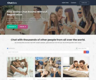 Chatbolo.com(Free online chat without registration) Screenshot