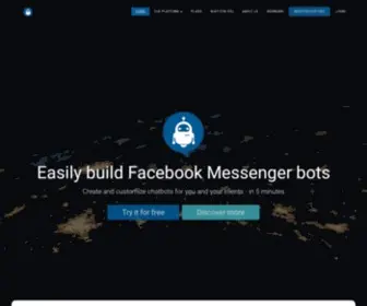 Chatbots-Builder.com(Create and customize Messenger bots for you and your clients) Screenshot