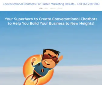 Chatbotsuperhero.com(Home Hero) Screenshot