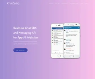 Chatcamp.io(Chat SDK and Messaging API for Mobile Apps and Websites) Screenshot