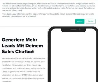 Chatchamp.com(Nutze Chatchamps digitale Produktberater (Chatbots)) Screenshot