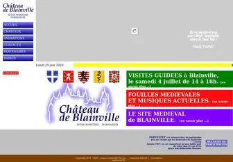 Chateau-Blainville-76.com(Château) Screenshot