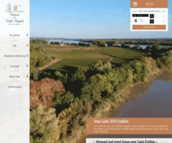 Chateau-DE-LA-Vieille-Chapelle.com(Vignoble et maison d'hôtes proche Saint) Screenshot