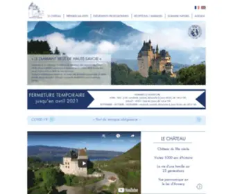 Chateau-DE-Menthon.com(ACCUEIL) Screenshot