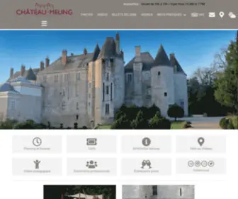 Chateau-DE-Meung.com(Meung sur loire château) Screenshot