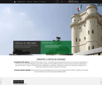 Chateau-DE-Vincennes.fr(Château) Screenshot