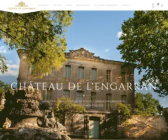 Chateau-Engarran.com(C'est un lien entre Patrimoine et Vins du Languedoc (Oenotourisme)) Screenshot