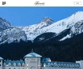 Chateau-Lake-Louise.com(Fairmont Chateau Lake Louise) Screenshot