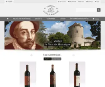 Chateau-Montaigne.com(Site officiel) Screenshot