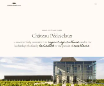 Chateau-Pedesclaux.com(Impression) Screenshot