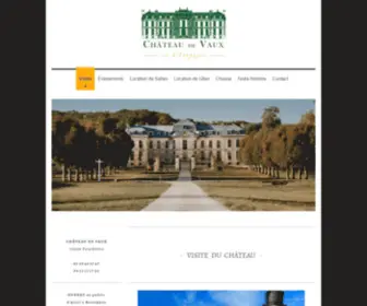 Chateau-Vaux.com(Château) Screenshot