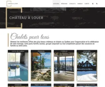 Chateaualouer.ca(Châteaux) Screenshot