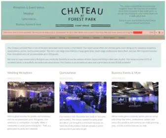 Chateauatforestpark.com(A beautiful venue suitable for weddings) Screenshot