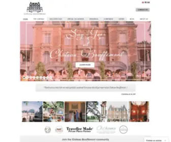 Chateaubouffemont.com(French Chateau Wedding) Screenshot