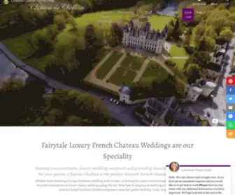 Chateauchallain.com(Fairytale Luxury French Chateau Weddings and Elopements) Screenshot