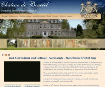 Chateaudebouceel.com(Château de Boucéel) Screenshot