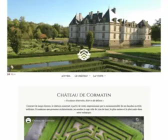 Chateaudecormatin.com(Château de Cormatin) Screenshot