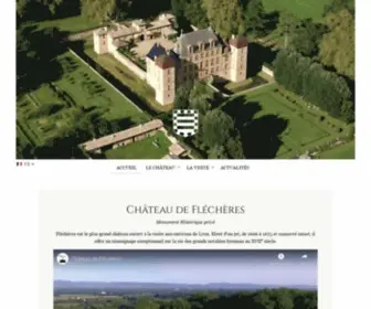 Chateaudeflecheres.com(Accueil) Screenshot