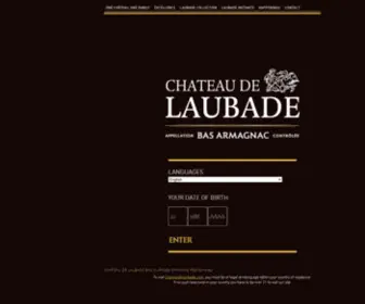 Chateaudelaubade.com(Château De Laubade) Screenshot